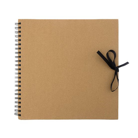 Kraft Scrapbook with Coloured Sheets 12 x 12 Inches image number 1