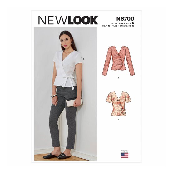 New Look Women&rsquo;s Top Sewing Pattern N6700 image number 1