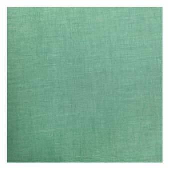 Jade Cotton Oxford Chambray Fabric by the Metre image number 2