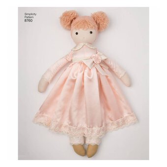 Simplicity Stuffed Doll Sewing Pattern 8760