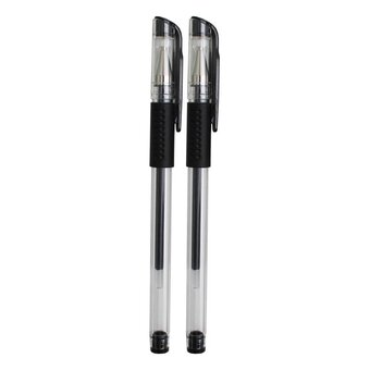 Black Gel Pens 2 Pack