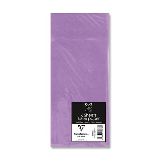 Lilac Tissue Paper 6 Sheets image number 1