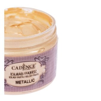 Cadence Metallic Champagne Relief Paste 150ml image number 4