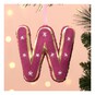 Hanging Felt Letter W Decoration image number 1