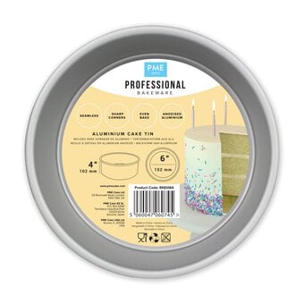 PME Round Aluminium Cake Tin 6 Inches