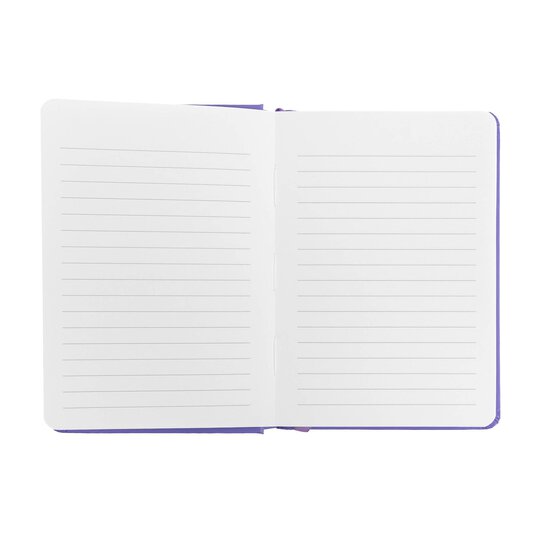 Purple Lined Notebook A6  image number 3