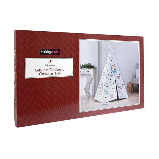 Colour-in Cardboard Christmas Tree image number 3