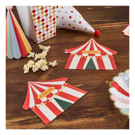 Circus Tent Napkins 16 Pack image number 2
