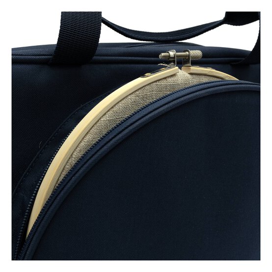 Navy Hoop Project Bag image number 4
