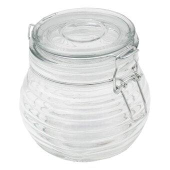 Honey Pot Clip-Top Glass Jar 650ml