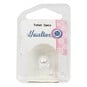Hemline Cream Basic Pearl Effect Button 6 Pack image number 2