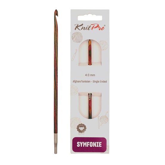 KnitPro Symfonie Crochet Hook 4mm x 15cm  image number 1