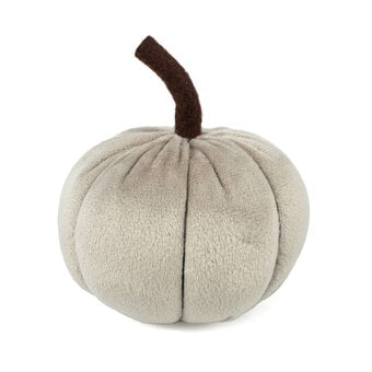Grey Plush Pumpkin 9cm