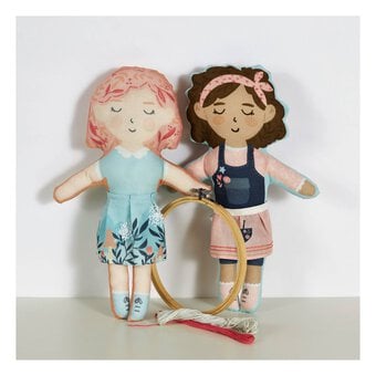 Artisan Cut and Sew Fabric Panel Dolls Kit image number 2