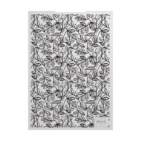 Tonic Studios Tattered Leaves Embossing Folder 5 x 7 Inches image number 2