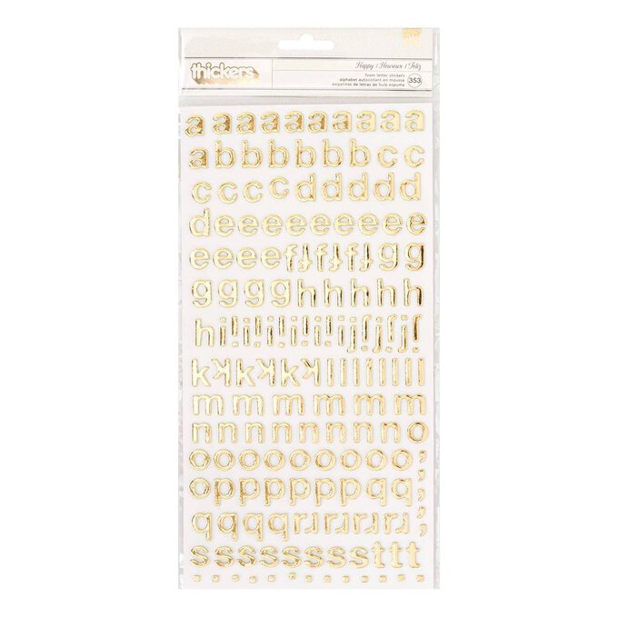 Maggie Holmes Happy Alphabet Foam Thickers Stickers 353 Pieces image number 1