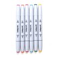Bright Dual Tip Graphic Markers 6 Pack image number 1