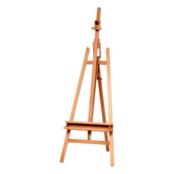 Two small easels and four wooden picture stands G-01749…