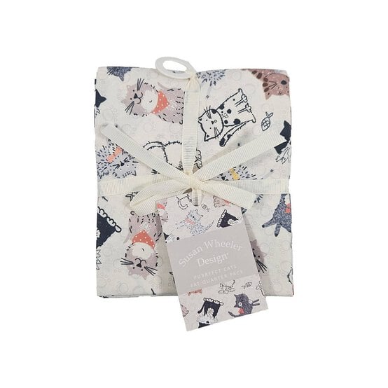 Purrfect Cats Cotton Fat Quarters 5 Pack image number 2