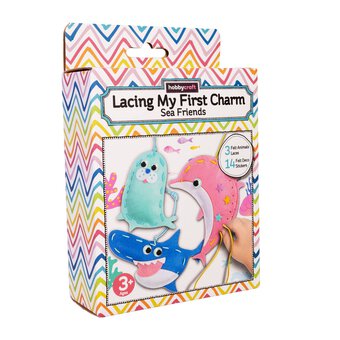 Lacing My First Sea Friends Charm Kit