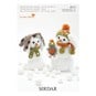 Sirdar Snowflake Chunky and DK Snowmen Digital Pattern 4513 image number 1