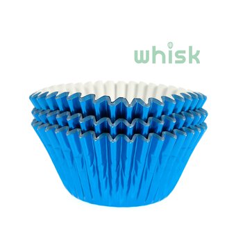 Whisk Blue Foil Cupcake Cases 50 Pack