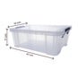 Whitefurze Allstore 15 Litre Clear Storage Box  image number 4