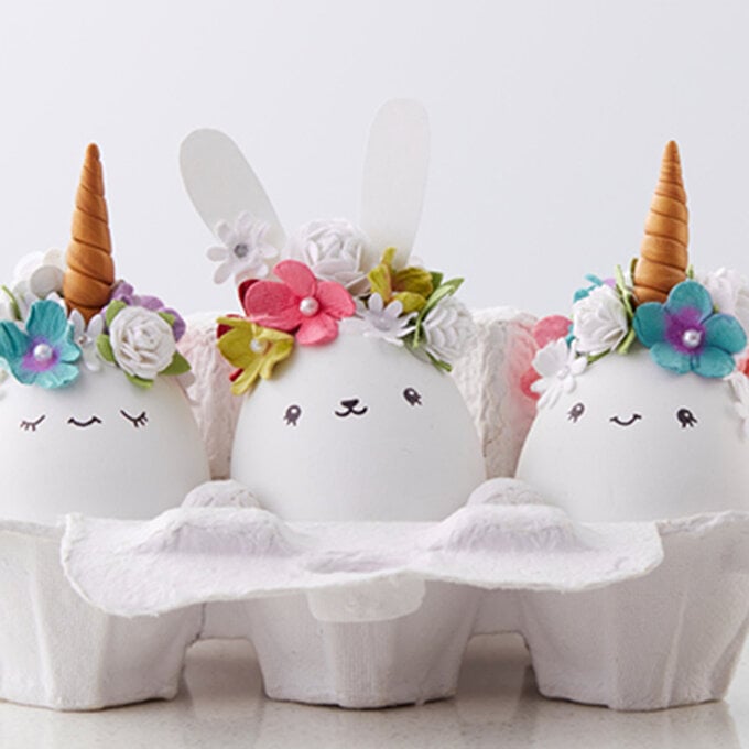 How to Make Unicorn Bunny Eggs image number 1
