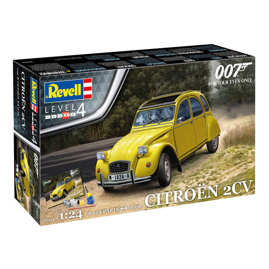 Revell James Bond Citroen 2CV Model Set 1:24 image number 1