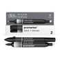 Winsor & Newton Black and Blender Promarkers 2 Pack image number 4
