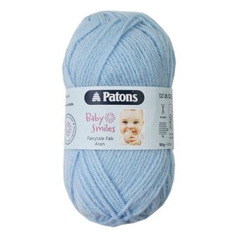 Patons Pale Blue Fairytale Fab Aran Yarn 50g