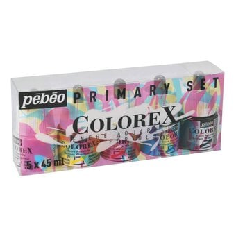 Pebeo Primary Colorex Ink 45ml 5 Pack