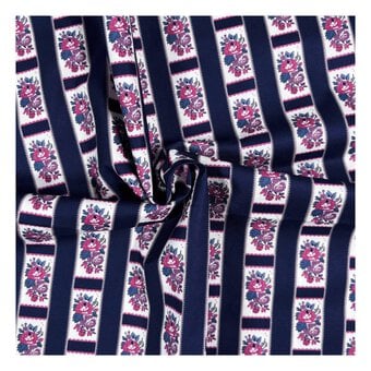 V&A Regency Threads Bookmark Bloom Cotton Fabric by the Metre