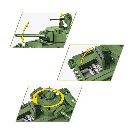 COBI M24 Chaffee Set 1:28 image number 3