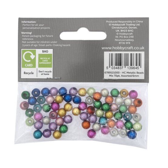 Miracle Beads 6mm Mixed Colours  image number 2