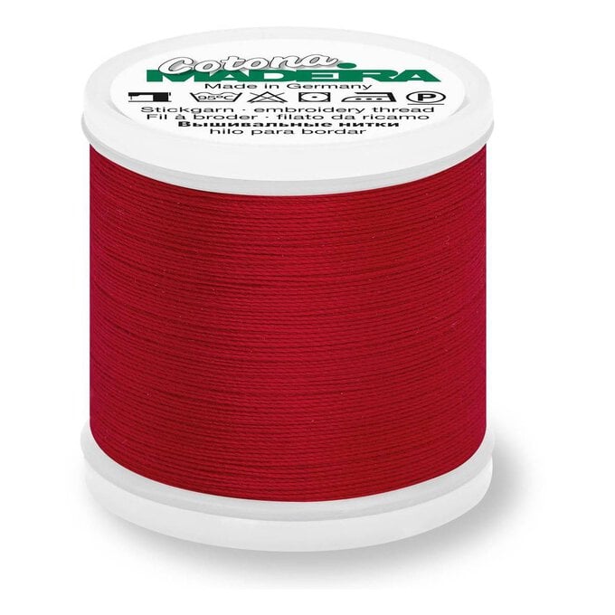 Madeira Brick Red Cotona 30 Thread 200m (622) image number 1