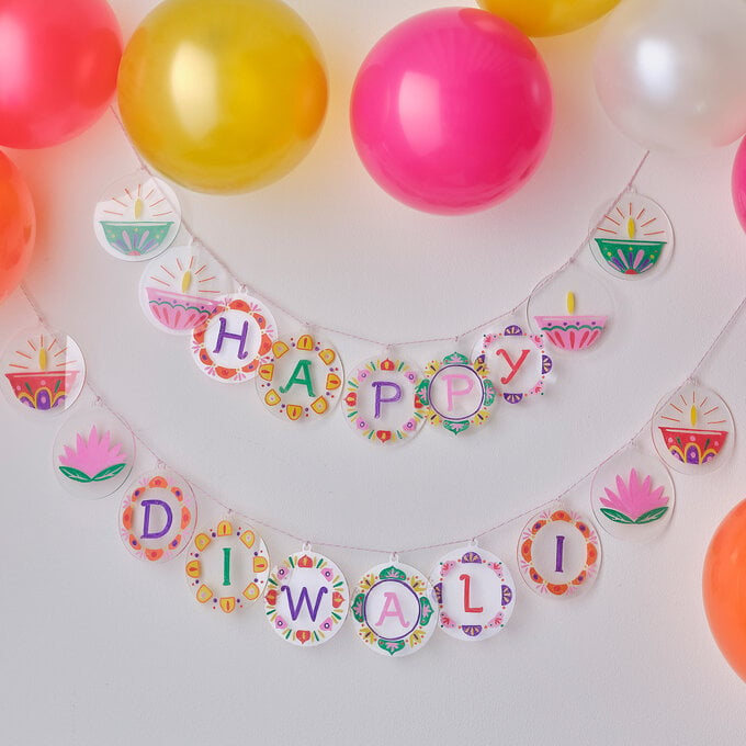 How to Make an Acrylic Diwali Garland image number 1