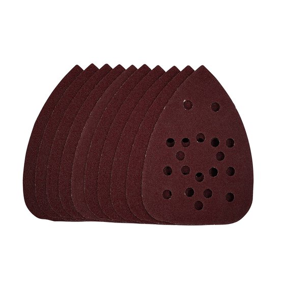 Draper 80 Grit Detail Sanding Sheets 140mm 10 Pack  image number 1