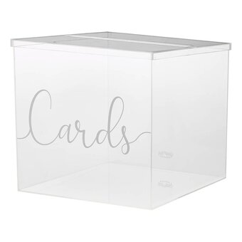 Ginger Ray Clear Acrylic Card Holder Box