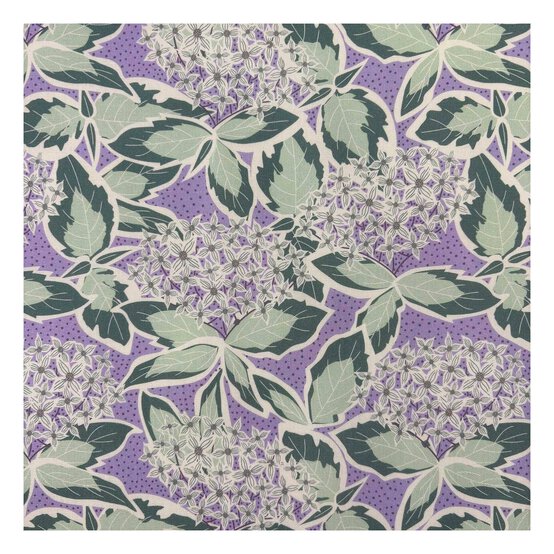 WI Garden Delight Dogwood Green Cotton Fabric by the Metre image number 2
