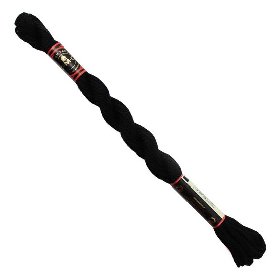 DMC Black Pearl Cotton Thread Size 3 15m (310) image number 2
