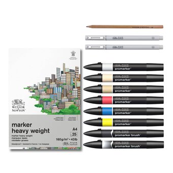 Winsor & Newton Mixed Media Manga Set