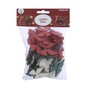 Red, White and Green Wooden Bows 72 Pack image number 3