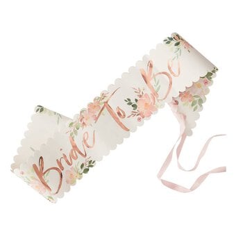Ginger Ray Floral Hen Bride To Be Sash