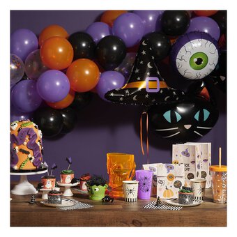Large Black Cat Foil Balloon