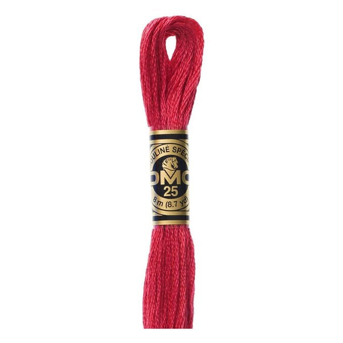 DMC Red Mouline Special 25 Cotton Thread 8m (326) image number 1