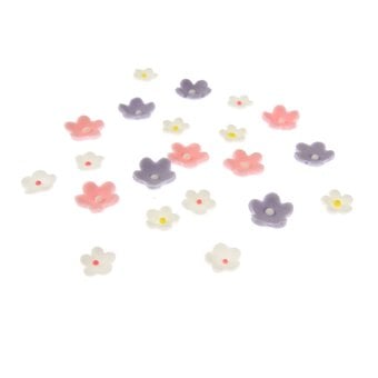 Culpitt Mini Flower Piped Sugar Toppers 12 Pack 