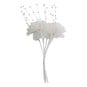 Cream Pearl Rose Picks with Netting 6 Pack image number 1