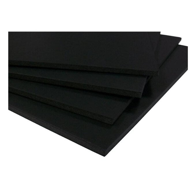 West Design Black Foam Board A4 5 Pack image number 1