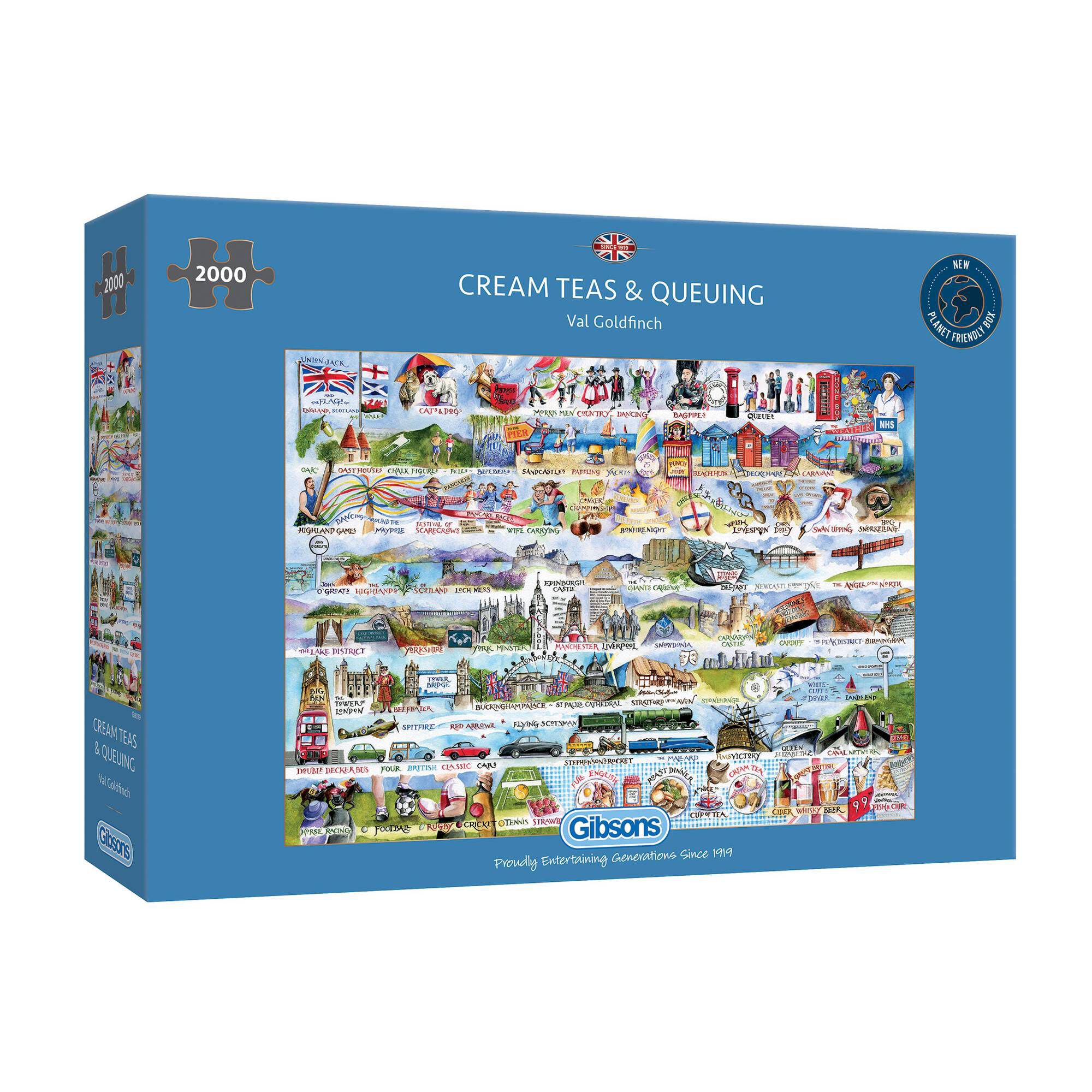 Gibsons Cream Teas and Queuing Jigsaw Puzzle 2000 Pieces | Hobbycraft